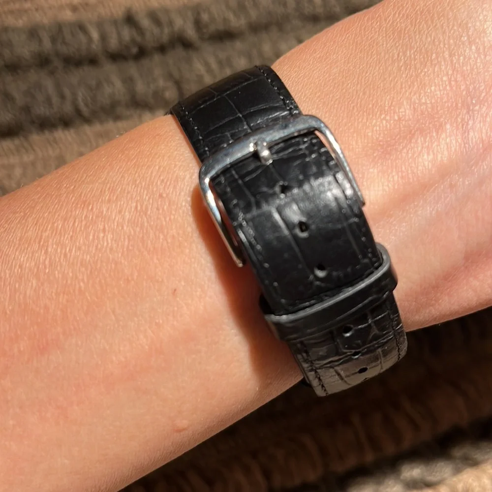Bulova Watch Black Band Unisex